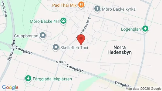 Apartments for rent i Skellefteå - kort over placeringen