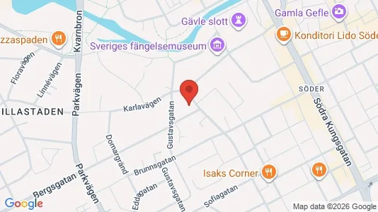 Apartments for rent i Gävle - kort over placeringen