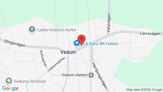 Apartments for rent i Vara - kort over placeringen