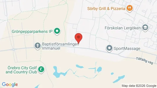 Apartments for rent i Örebro - kort over placeringen