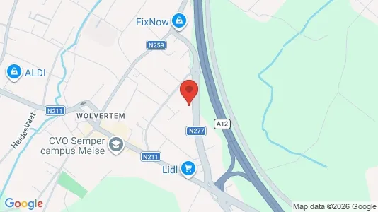 Apartments for rent i Meise - kort over placeringen