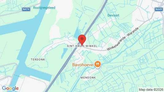 Houses for rent i Gent Sint-Kruis-Winkel - kort over placeringen
