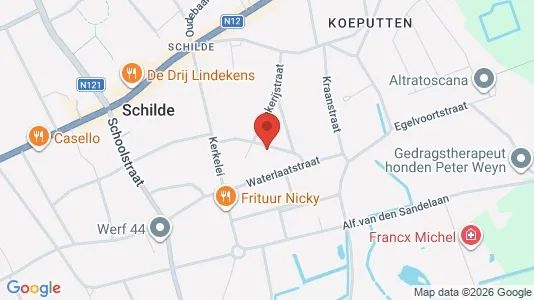 Apartments for rent i Schilde - kort over placeringen
