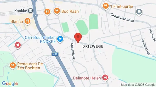 Apartments for rent i Knokke-Heist - kort over placeringen
