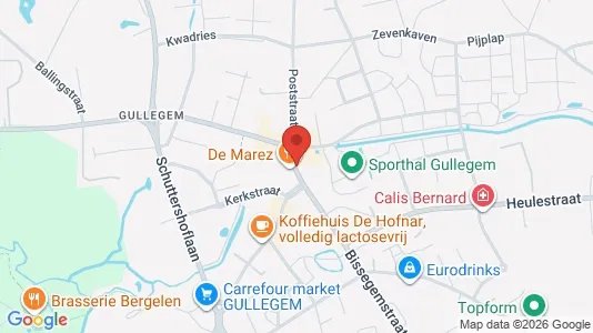 Apartments for rent i Wevelgem - kort over placeringen