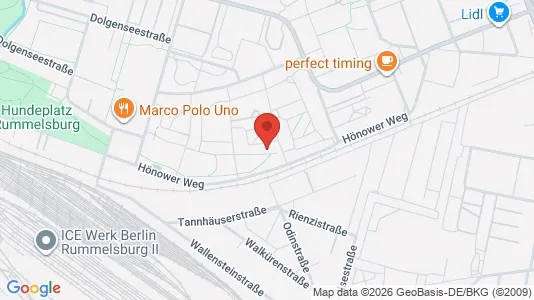 Apartments for rent i Berlin Lichtenberg - kort over placeringen