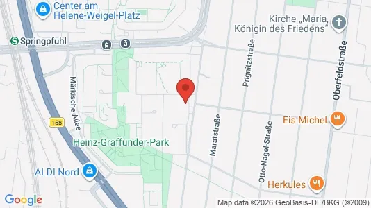 Apartments for rent i Berlin Marzahn-Hellersdorf - kort over placeringen