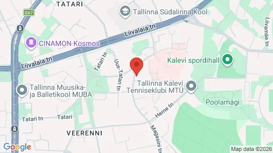 Apartments for rent i Tallinn Kesklinna - kort over placeringen