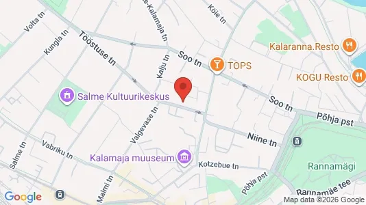 Apartments for rent i Tallinn Kesklinna - kort over placeringen