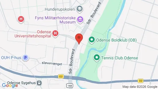 Apartments for rent i Odense C - kort over placeringen