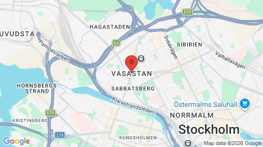 Apartments for rent i Vasastan - kort over placeringen