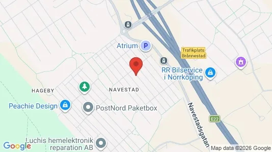 Apartments for rent i Norrköping - kort over placeringen