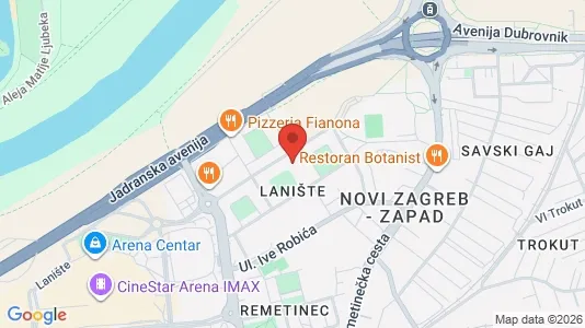 Apartments for rent i Sljeme (Medvednica-Tomislavac) - kort over placeringen