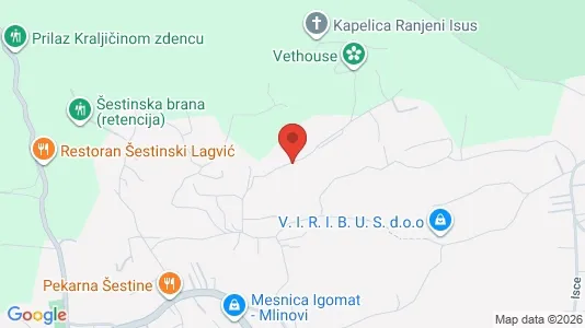 Apartments for rent i Sljeme (Medvednica-Tomislavac) - kort over placeringen