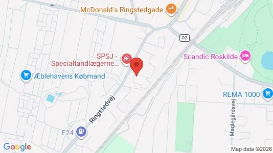 Apartments for rent i Roskilde - kort over placeringen