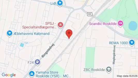 Apartments for rent i Roskilde - kort over placeringen