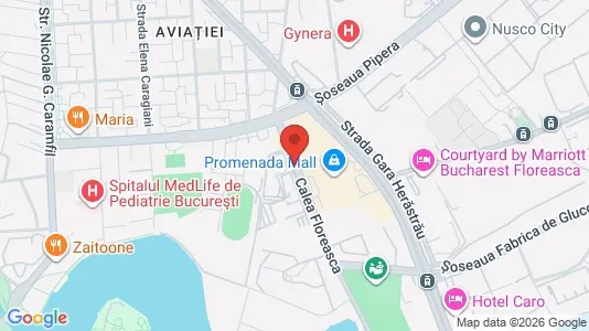 Apartments for rent i Bucharest - Sectorul 1 - kort over placeringen