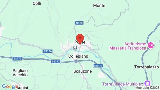 Houses for rent i Ponte - kort over placeringen
