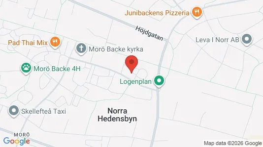 Apartments for rent i Skellefteå - kort over placeringen