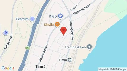 Apartments for rent i Timrå - kort over placeringen