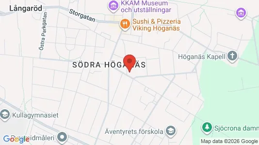 Apartments for rent i Höganäs - kort over placeringen