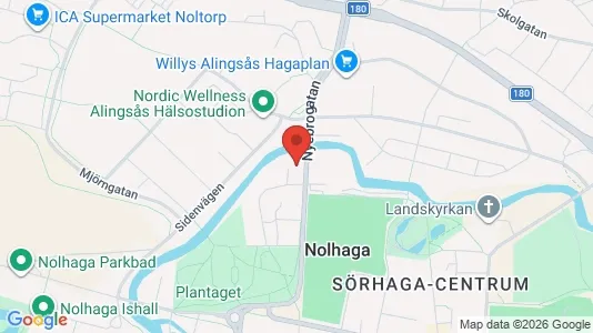 Apartments for rent i Alingsås - kort over placeringen