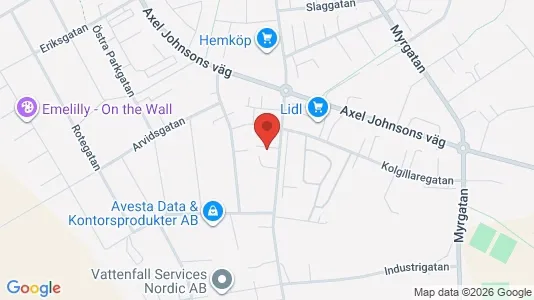 Apartments for rent i Avesta - kort over placeringen