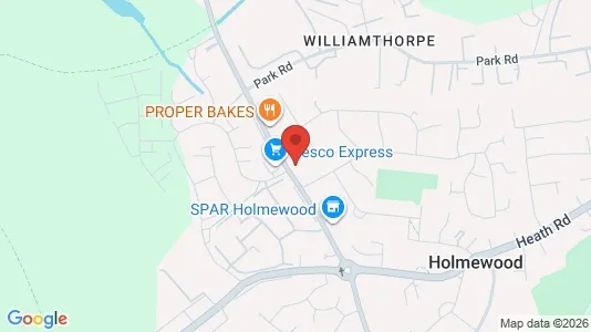 Apartments for rent i Chesterfield - Derbyshire - kort over placeringen