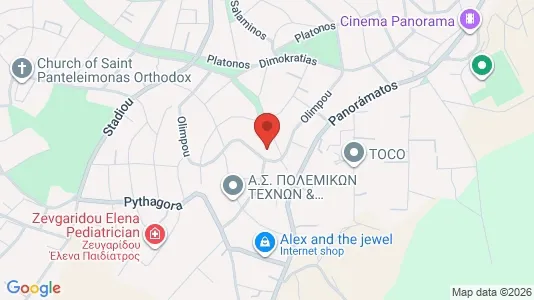 Apartments for rent i Pylaia-Chortiatis - kort over placeringen