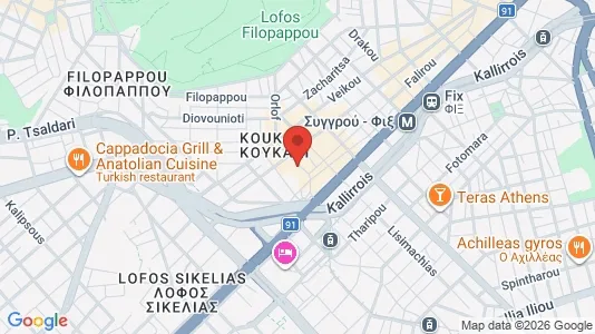 Apartments for rent i Athens Akropoli - kort over placeringen