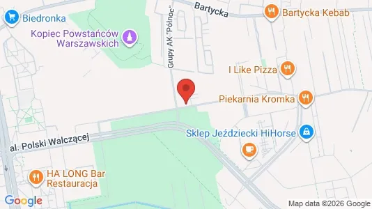 Apartments for rent i Warszawa Mokotów - kort over placeringen