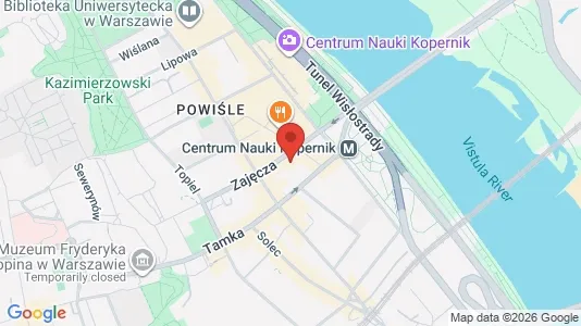 Apartments for rent i Warszawa Śródmieście - kort over placeringen