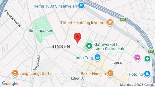 Apartments for rent i Oslo Grünerløkka - kort over placeringen