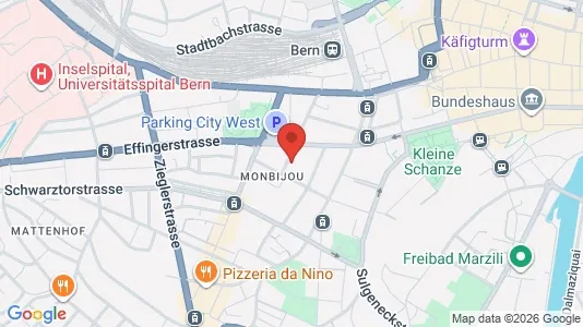Apartments for rent i Bern-Mittelland - kort over placeringen