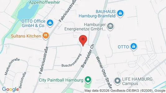 Apartments for rent i Hamburg Wandsbek - kort over placeringen