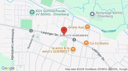 Apartments for rent i Leipzig - kort over placeringen