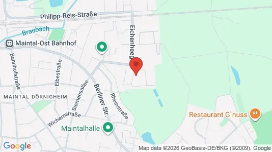 Apartments for rent i Main-Kinzig-Kreis - kort over placeringen