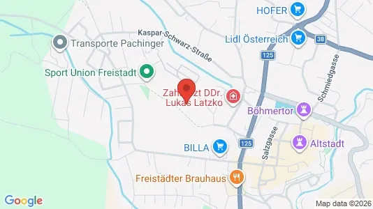 Apartments for rent i Freistadt - kort over placeringen