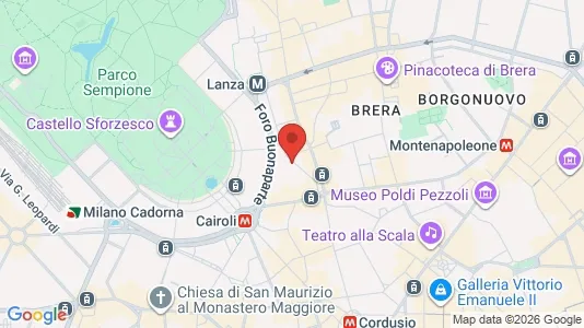 Apartments for rent i Milano Zona 1 - Centro storico - kort over placeringen