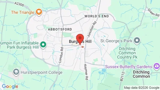 Apartments for rent i Burgess Hill - West Sussex - kort over placeringen