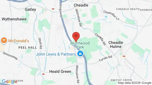 Houses for rent i Cheadle - Cheshire - kort over placeringen