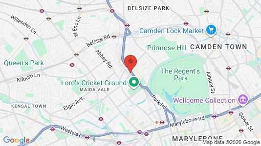 Apartments for rent i London NW8 - kort over placeringen
