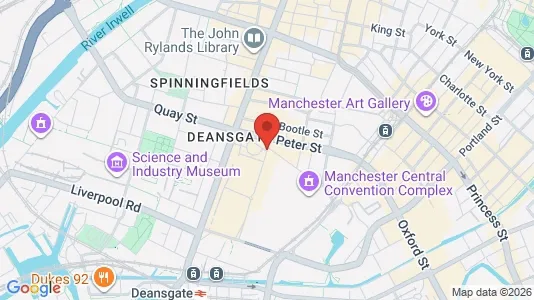 Apartments for rent i Manchester - Lancashire - kort over placeringen