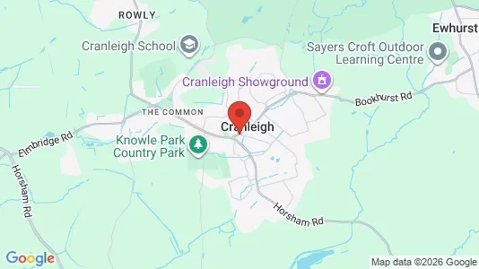 Houses for rent i Cranleigh - Surrey - kort over placeringen