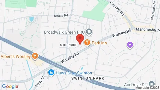 Apartments for rent i Manchester - Lancashire - kort over placeringen