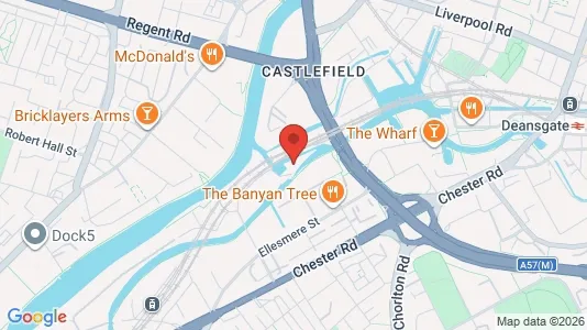 Apartments for rent i Manchester - Lancashire - kort over placeringen