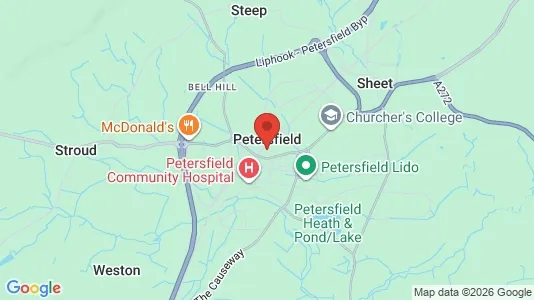 Apartments for rent i Petersfield - Hampshire - kort over placeringen