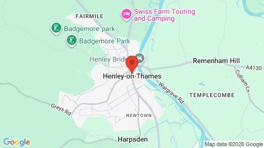 Houses for rent i Henley-on-Thames - Oxfordshire - kort over placeringen