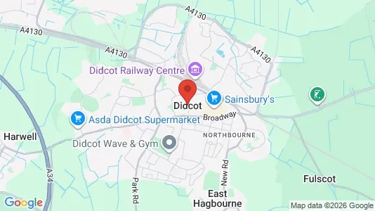 Houses for rent i Didcot - Oxfordshire - kort over placeringen