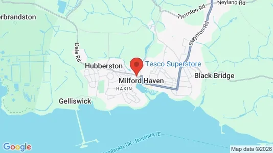 Apartments for rent i Milford Haven - Dyfed - kort over placeringen